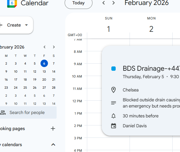 Service business owner on a job while calls keep coming